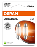 Osram Original Line Pinol Pære C5W (2 stk.)